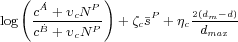  ( ˙A P) log c˙B+-υcN-P + ζcsP + ηc2(ddm-d) c +υcN max