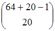 Number of possible states