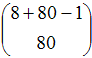 Number of possible states