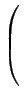 $\displaystyle \left(\vphantom{ \begin{array}{c} 1/\char93 (A) \\ \vdots \\ 1/\char93 (A) \end{array} }\right.$